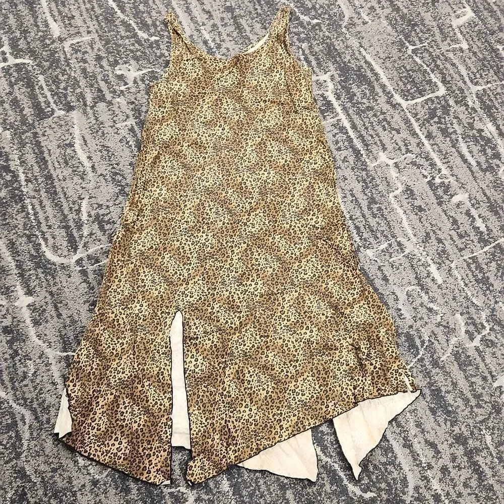 Magic Of The Moon Vintage Leopard Print Dress XL